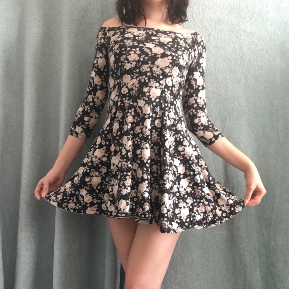 Off the Shoulder Mini Dress